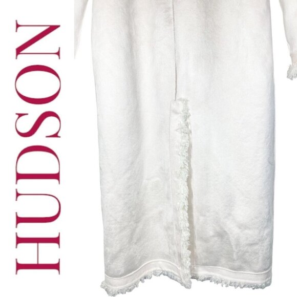 NWT HUDSON JEANS REVERSIBLE SHEARLING TEDDY COAT IVORY POLISHED ELEVATED, SMALL - Picture 9 of 16